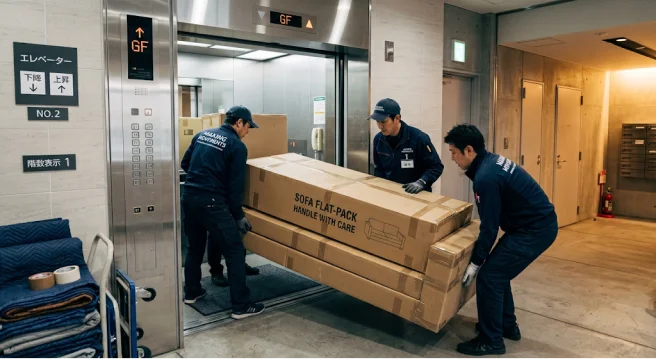 梱包サイズと搬入経路も確認しましょう